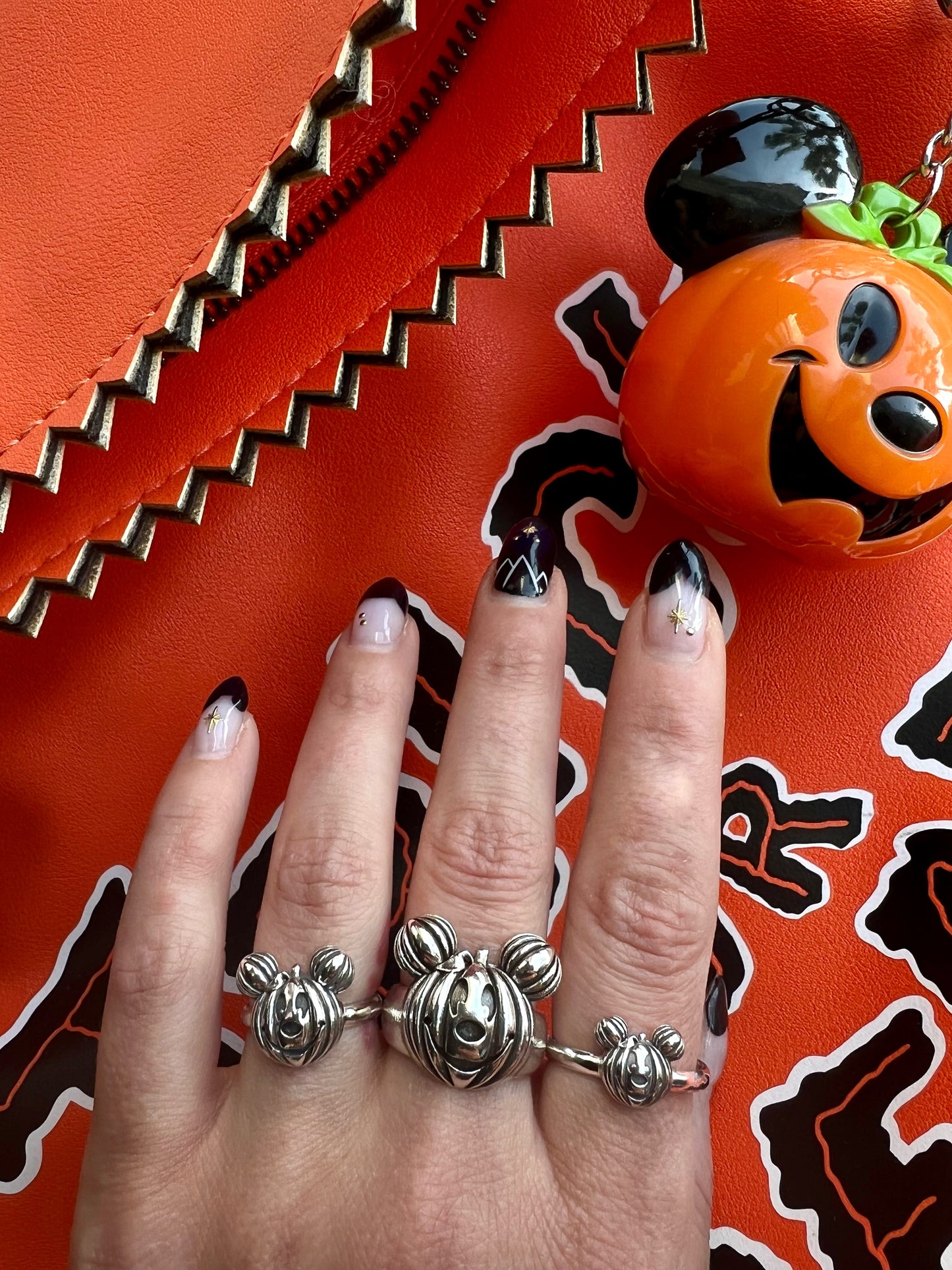 Medium Pumpkin Mouse Ring