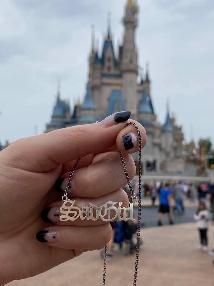 Sad Girl Necklace
