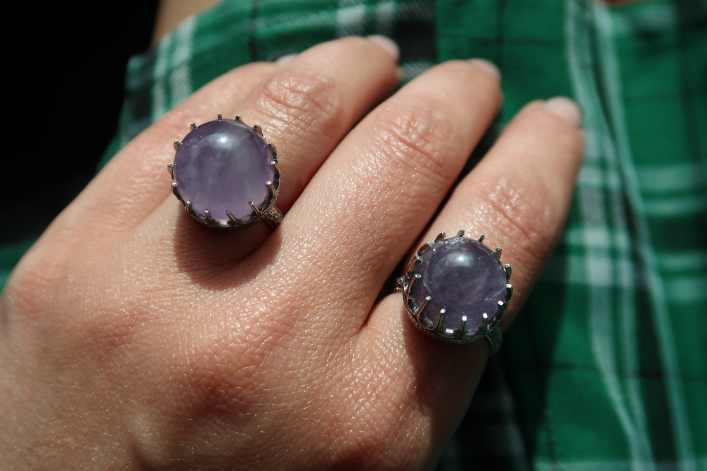 Crystal Ball Rings