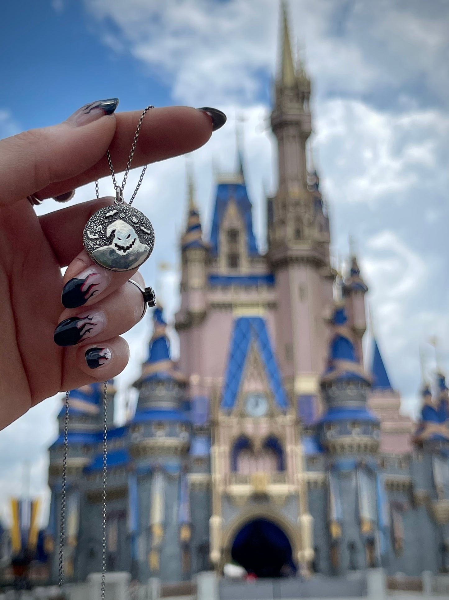 Shadow on the Moon Necklace