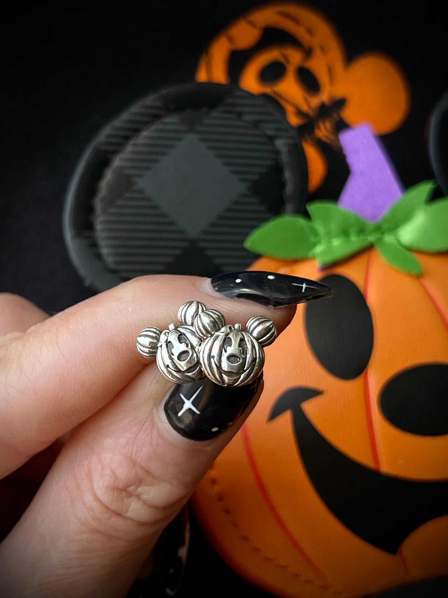 Pumpkin Mouse Studs