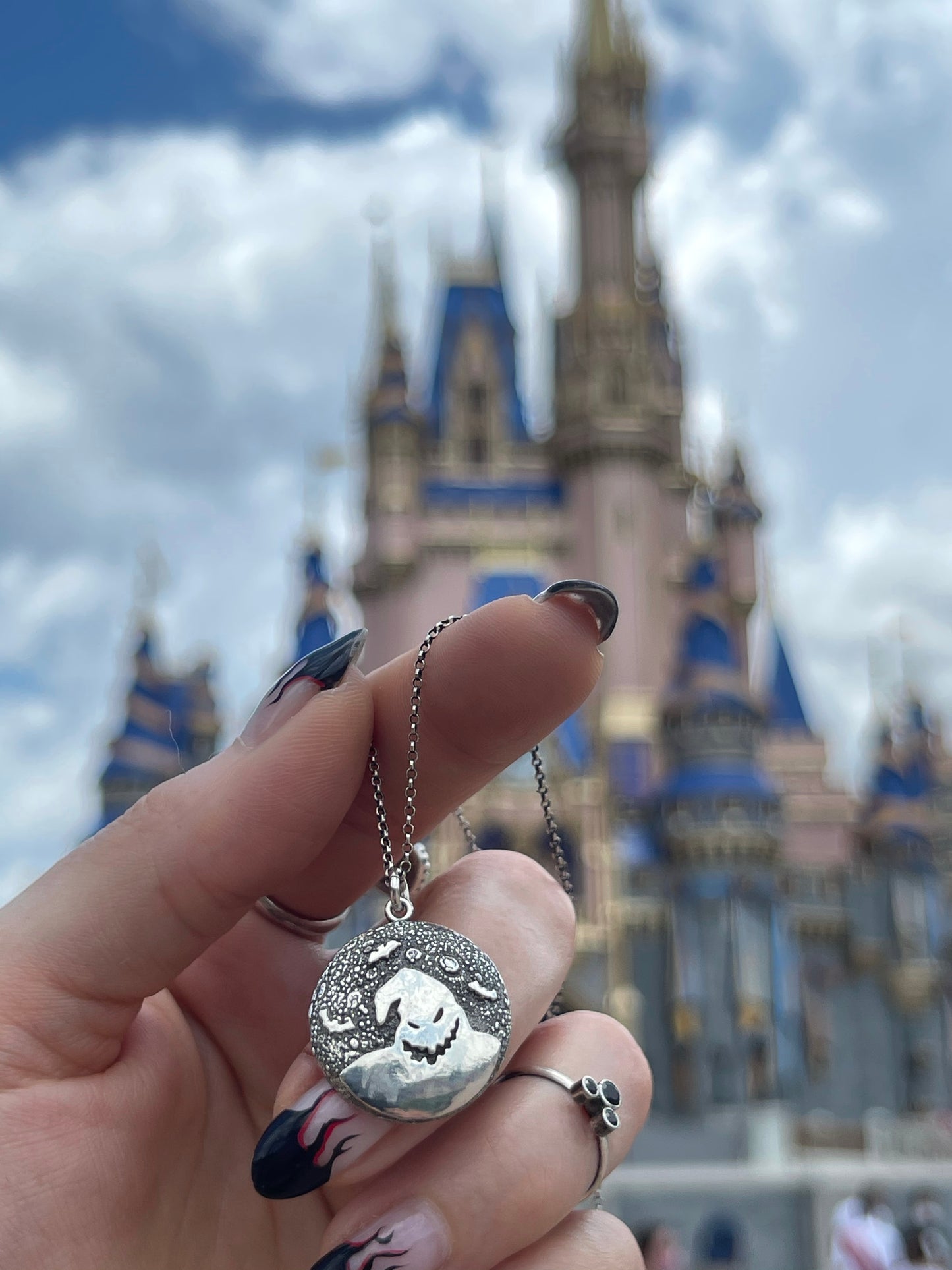 Shadow on the Moon Necklace