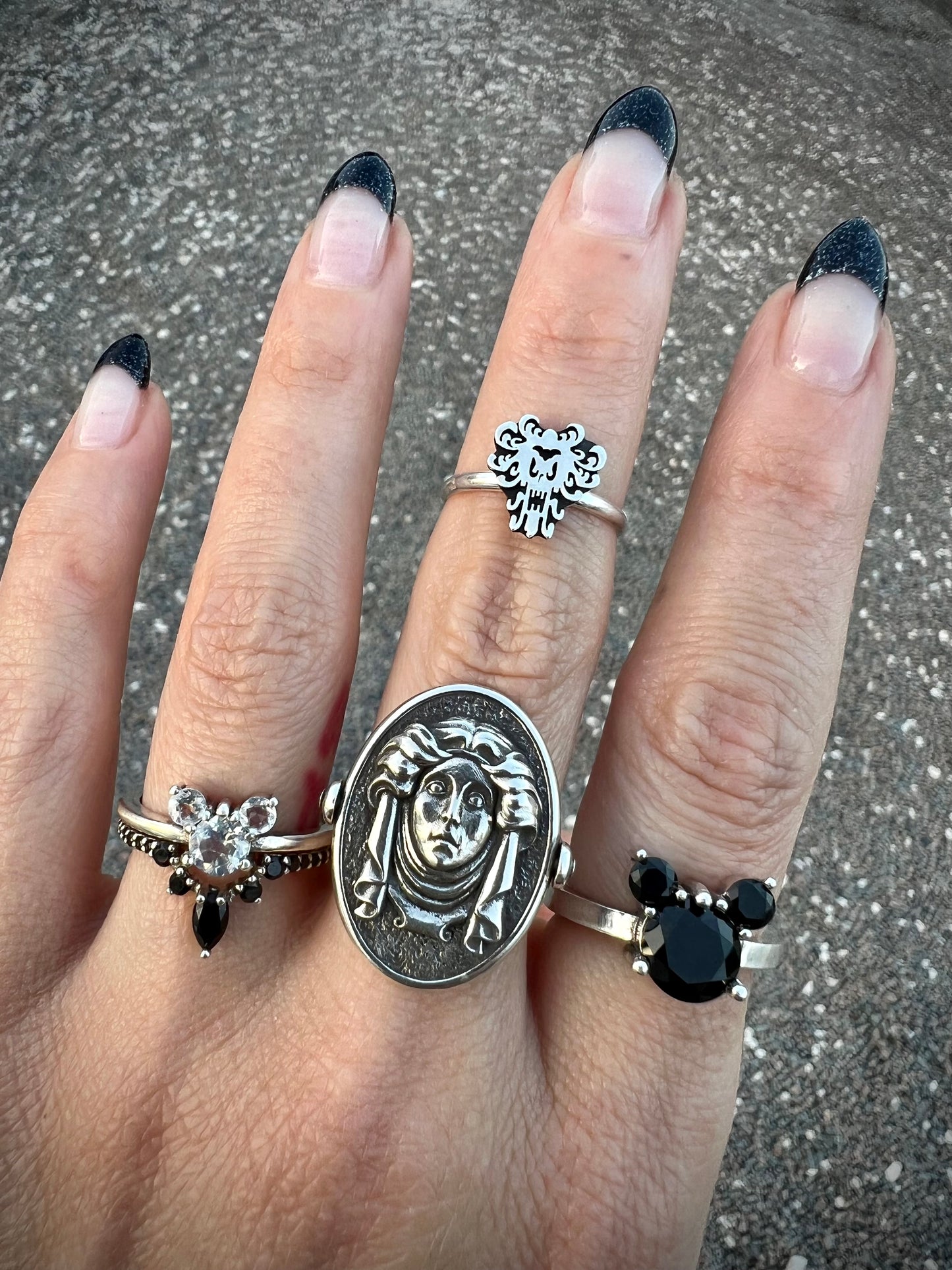 Mouse Gem Statement Ring