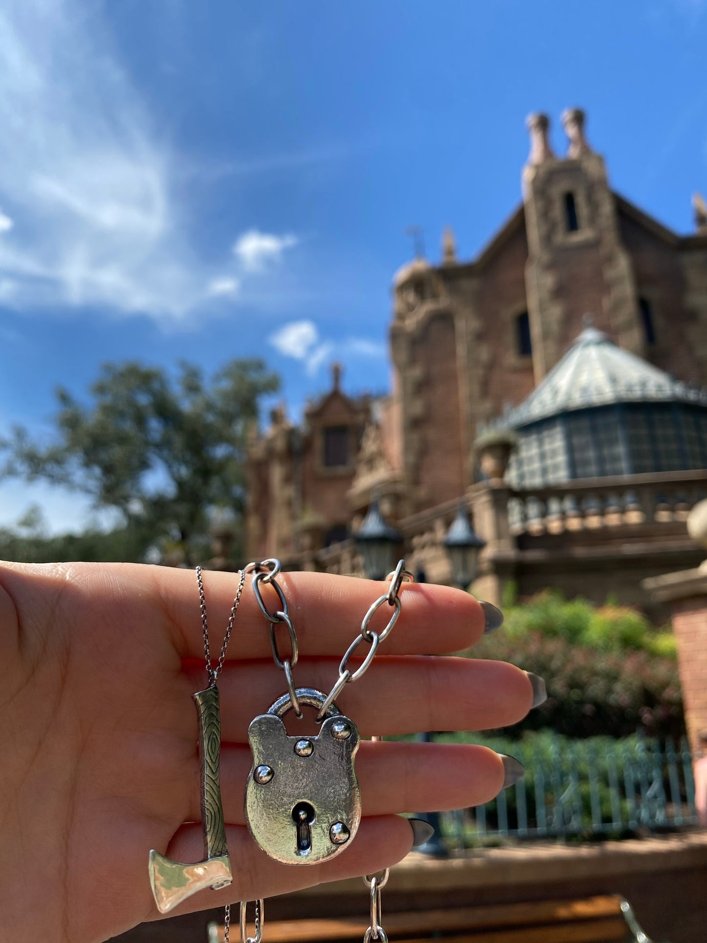 “I did.” Necklace