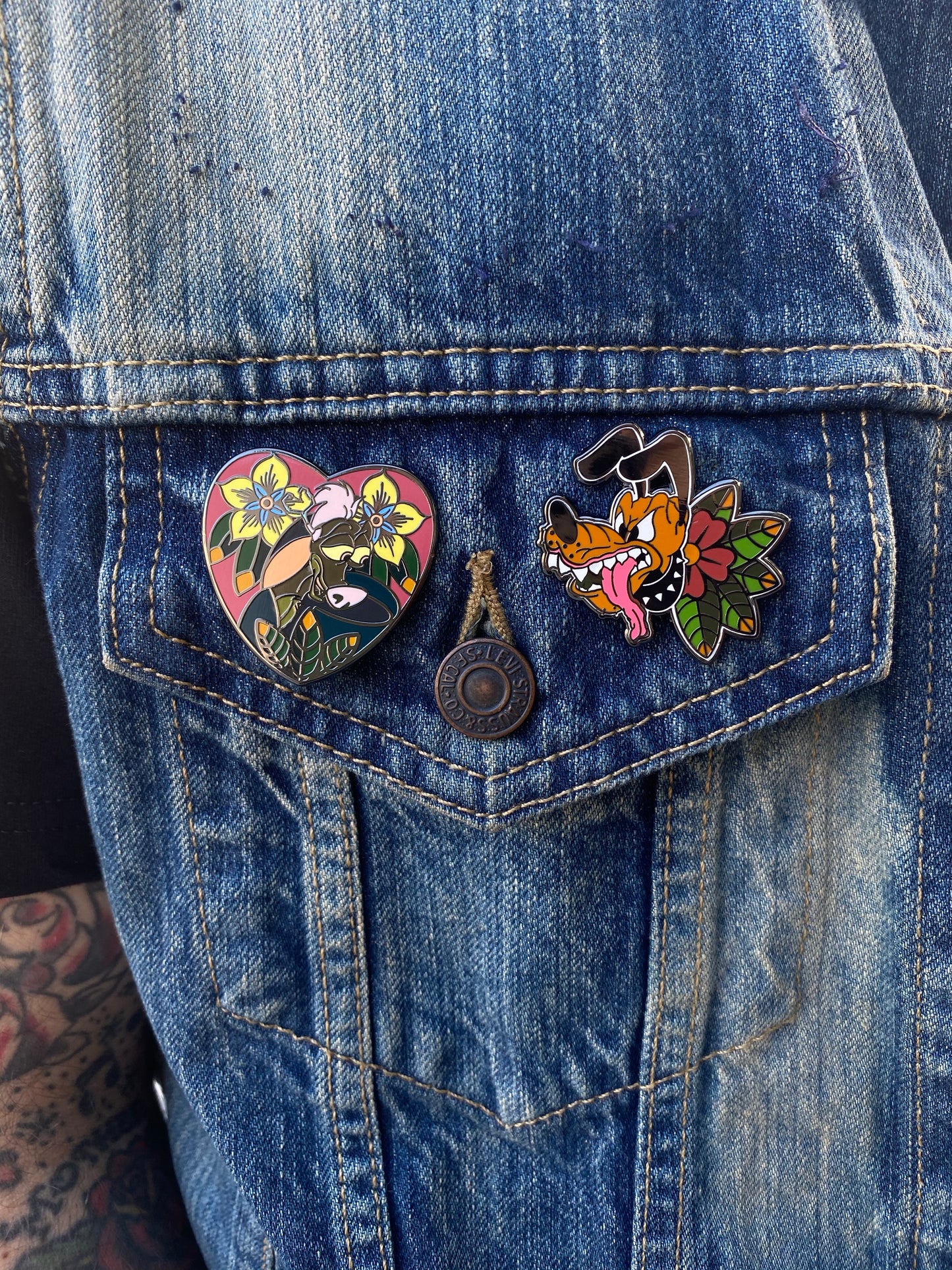 Beware of Dog Pin