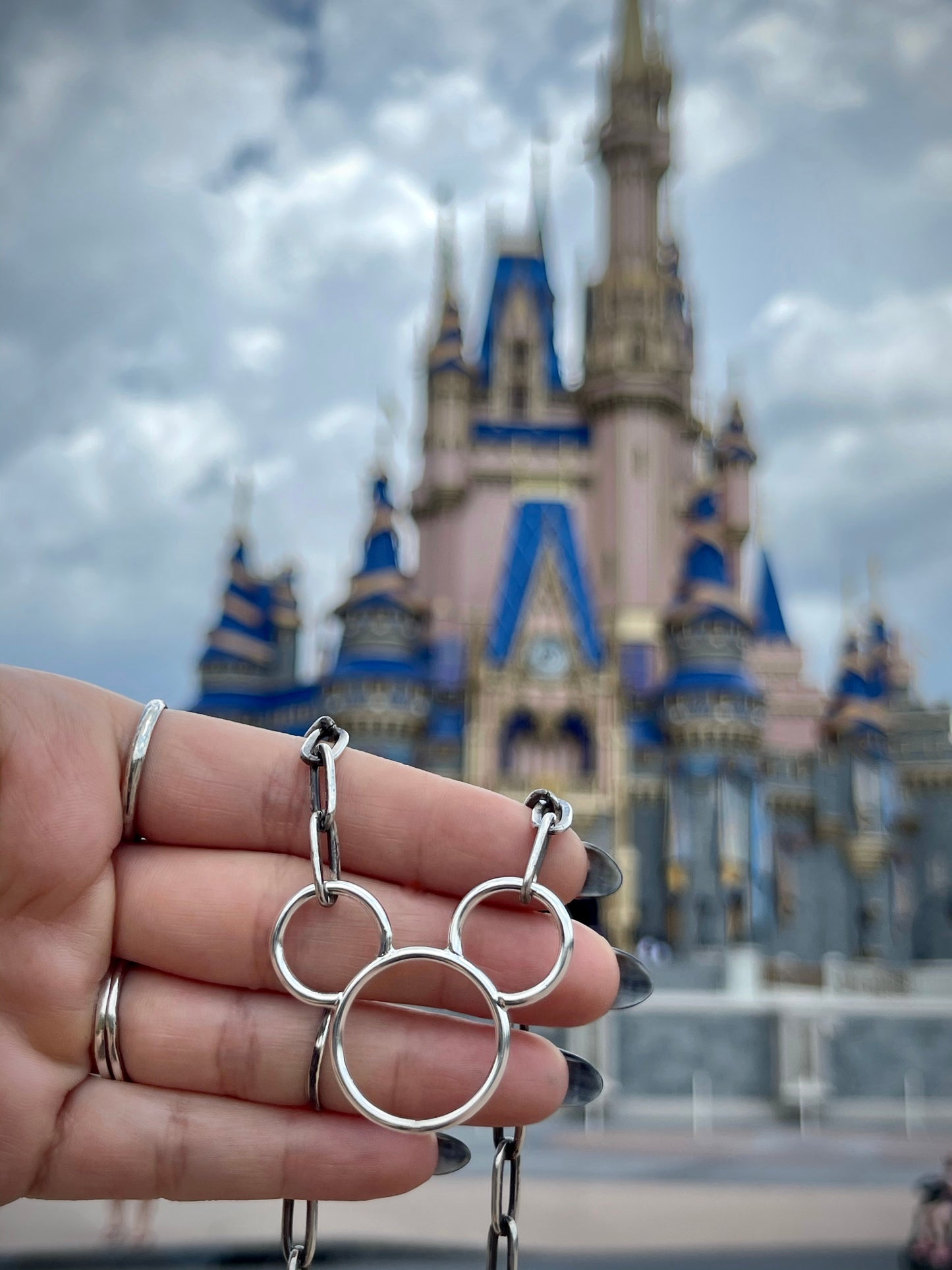 Chained Mouse Necklace