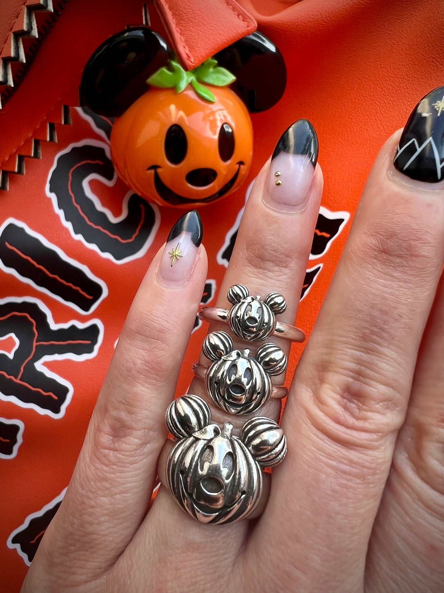 Medium Pumpkin Mouse Ring