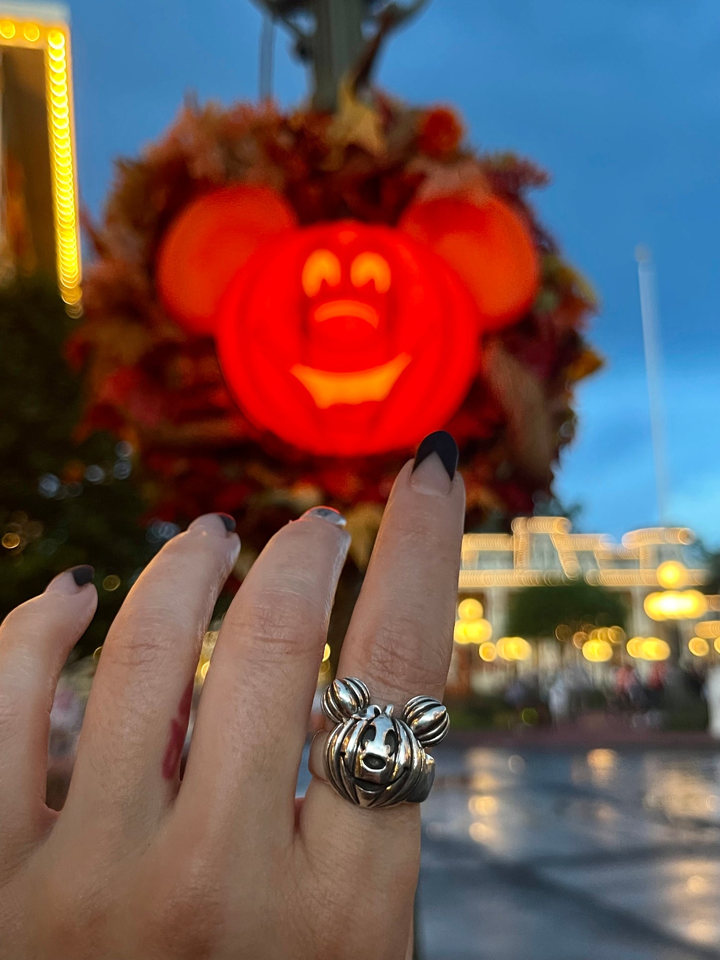 Pumpkin Mouse Ring