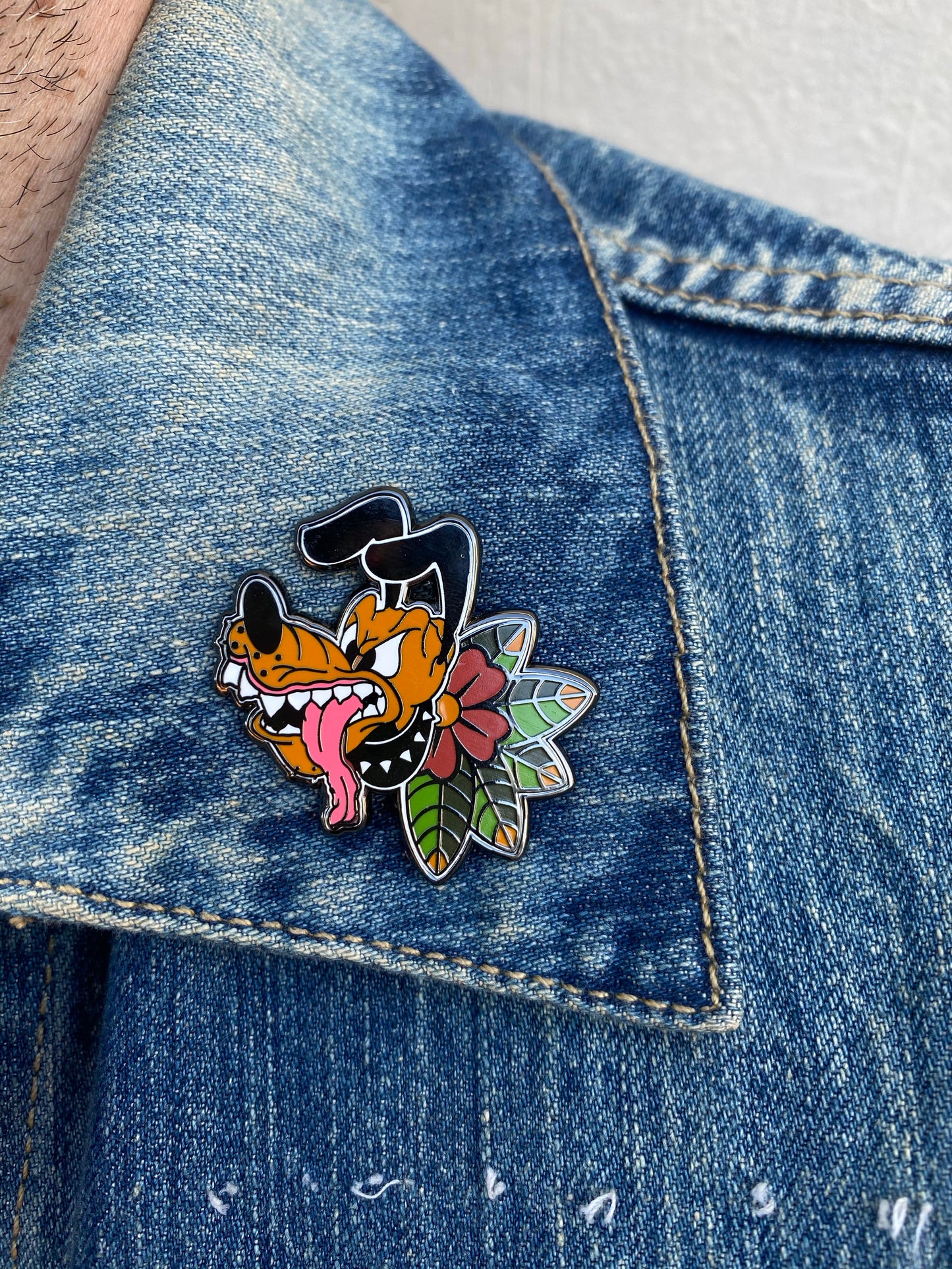 Beware of Dog Pin