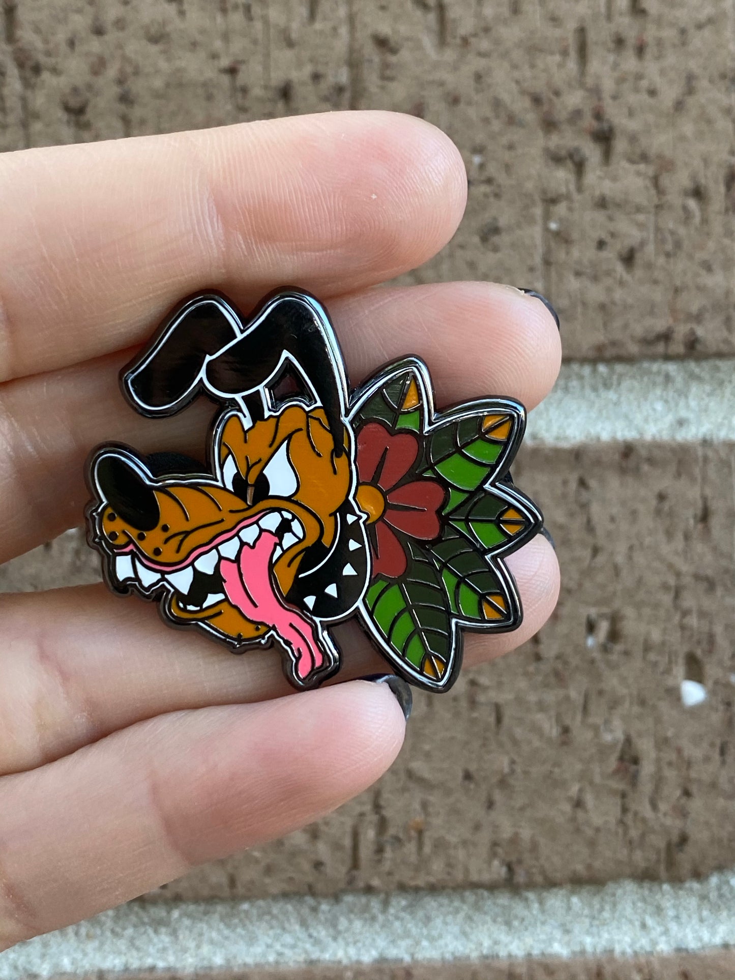 Beware of Dog Pin