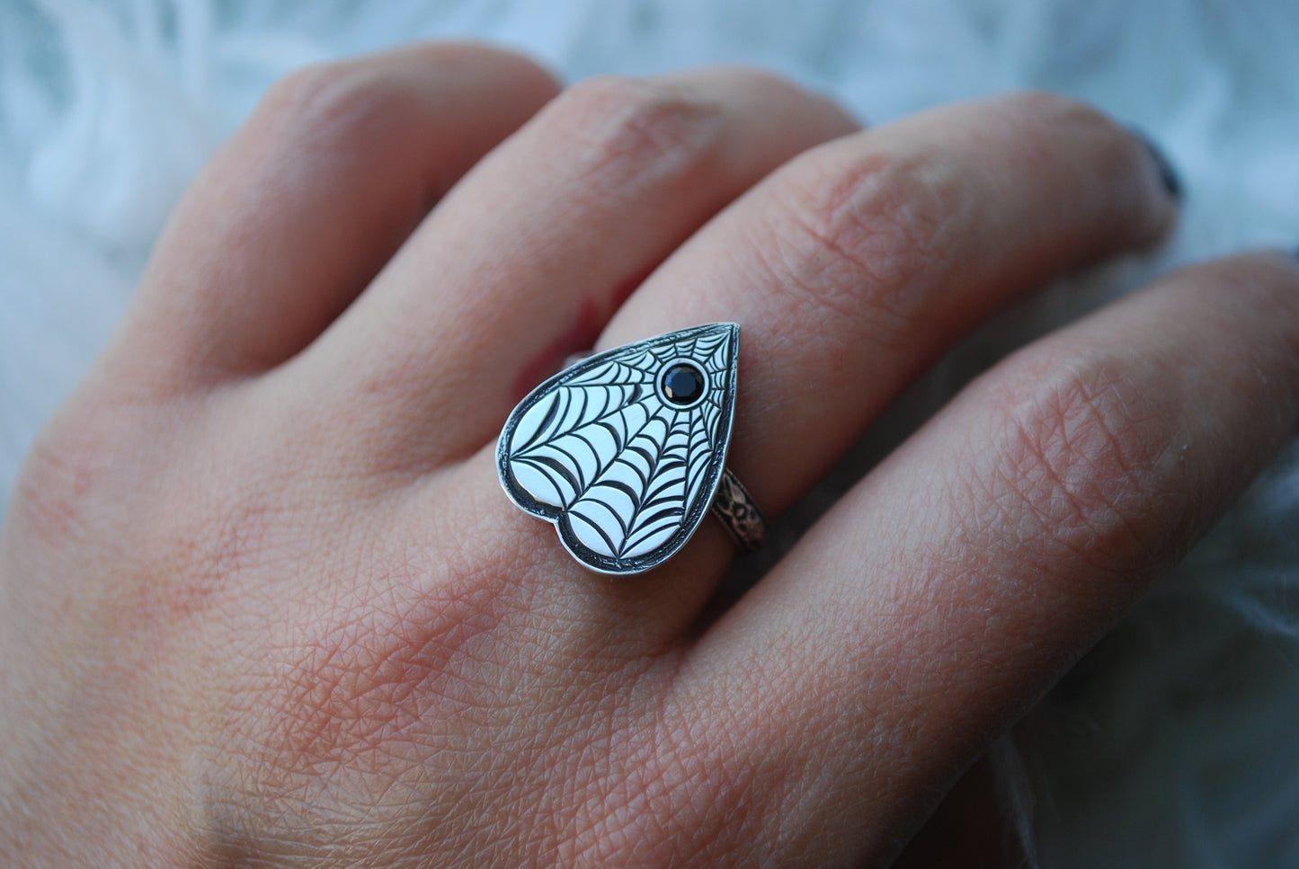 Webbed Planchette Ring