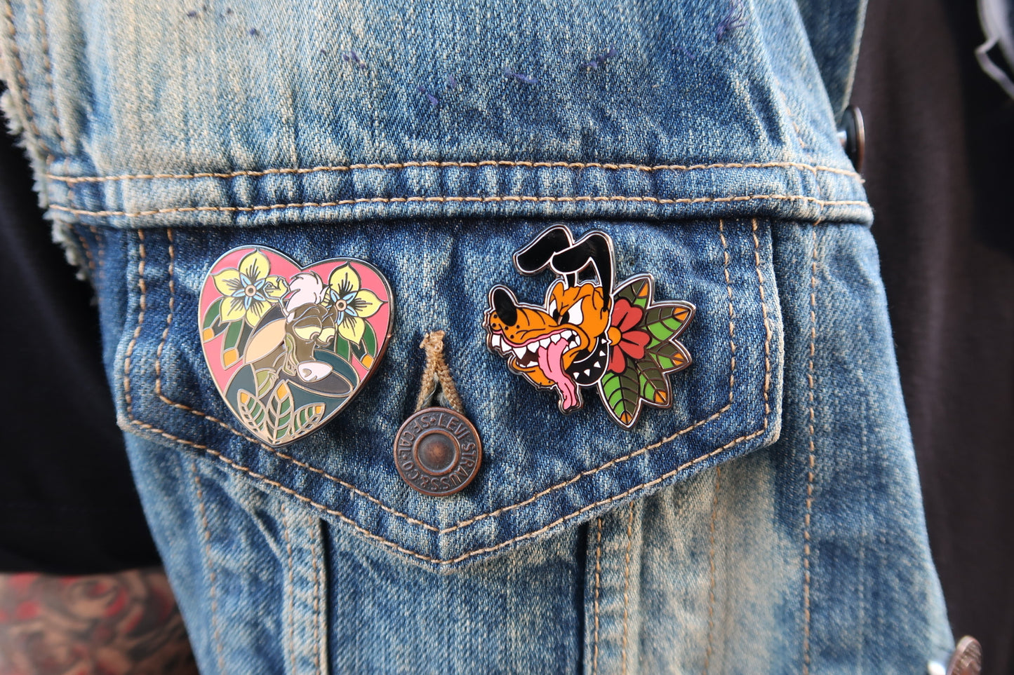 Beware of Dog Pin