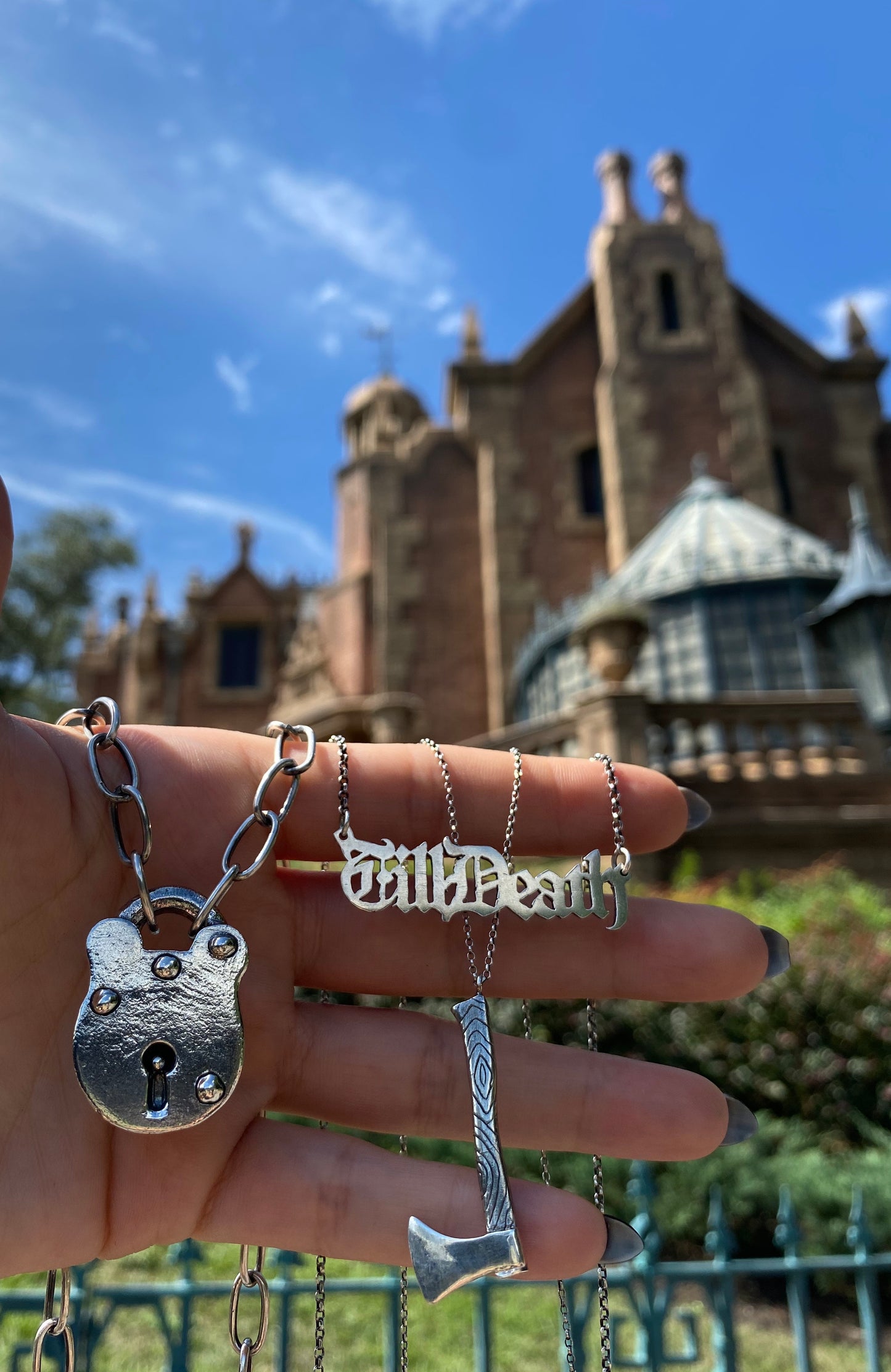 “I did.” Necklace