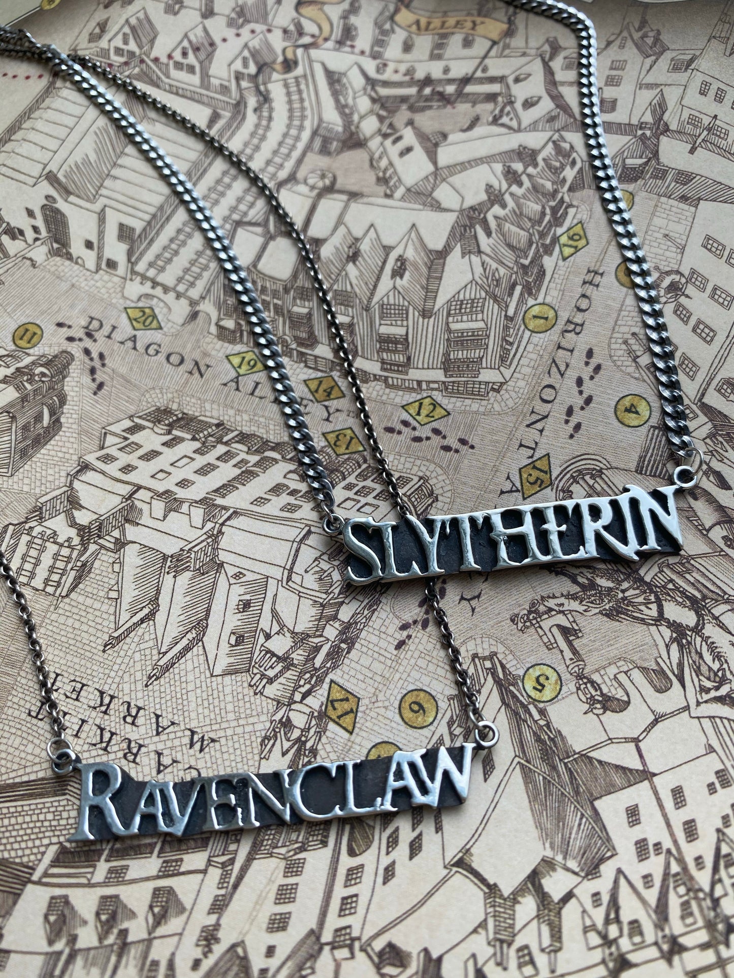 Wizarding House Nameplate Necklace