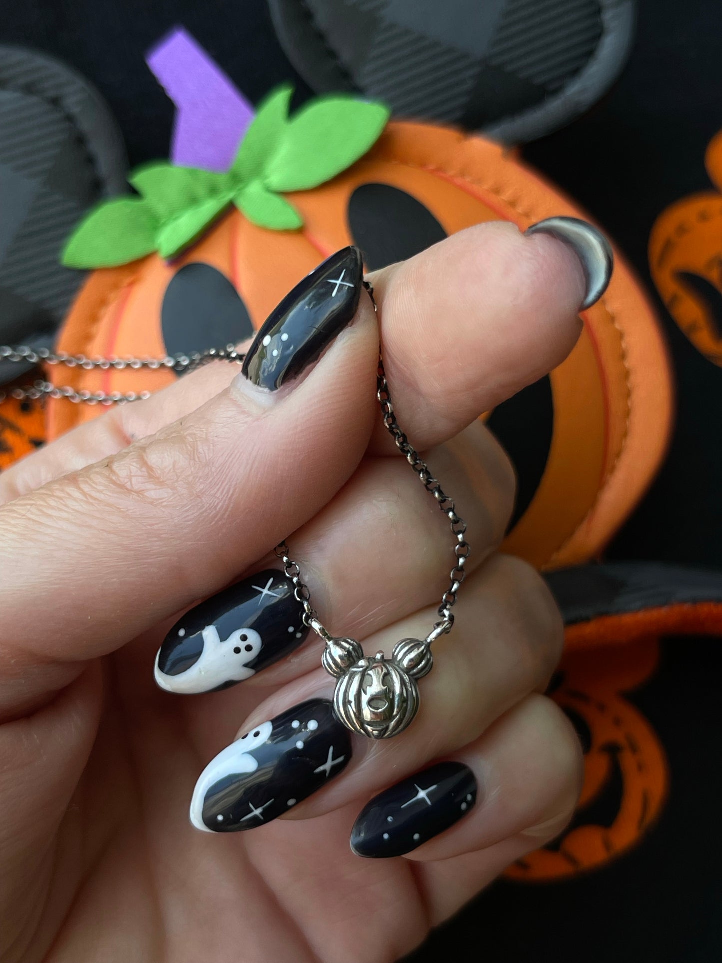 Mini Pumpkin Mouse Necklace
