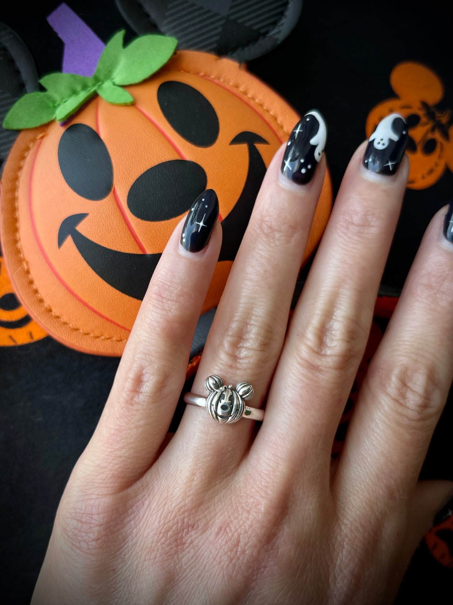 Mini Pumpkin Mouse Ring