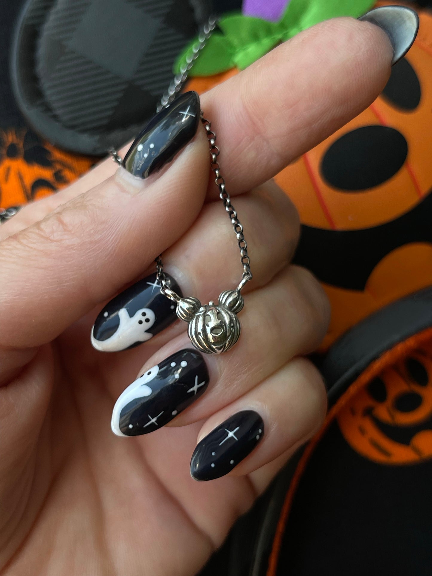 Mini Pumpkin Mouse Necklace