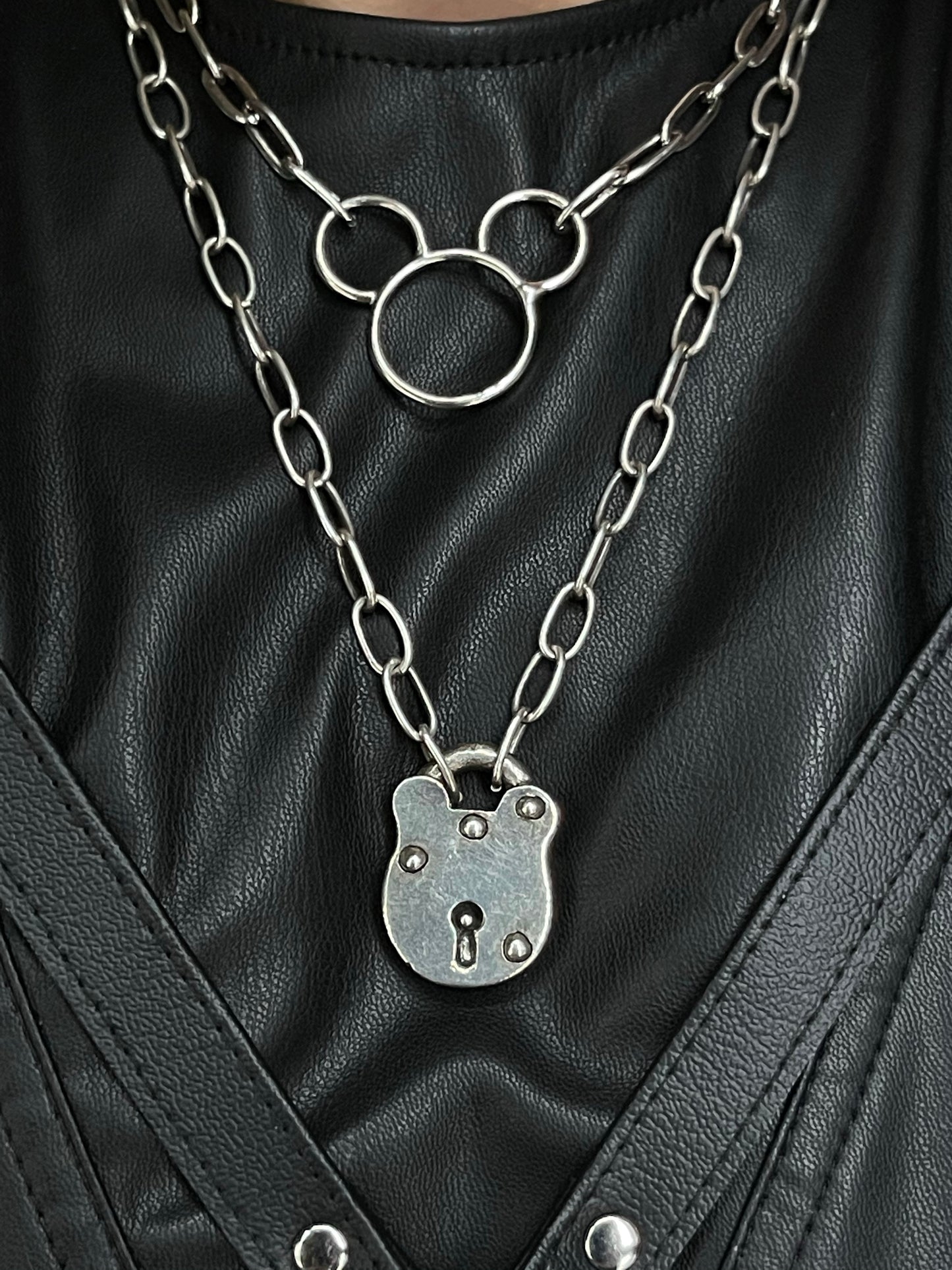Chained Mouse Necklace