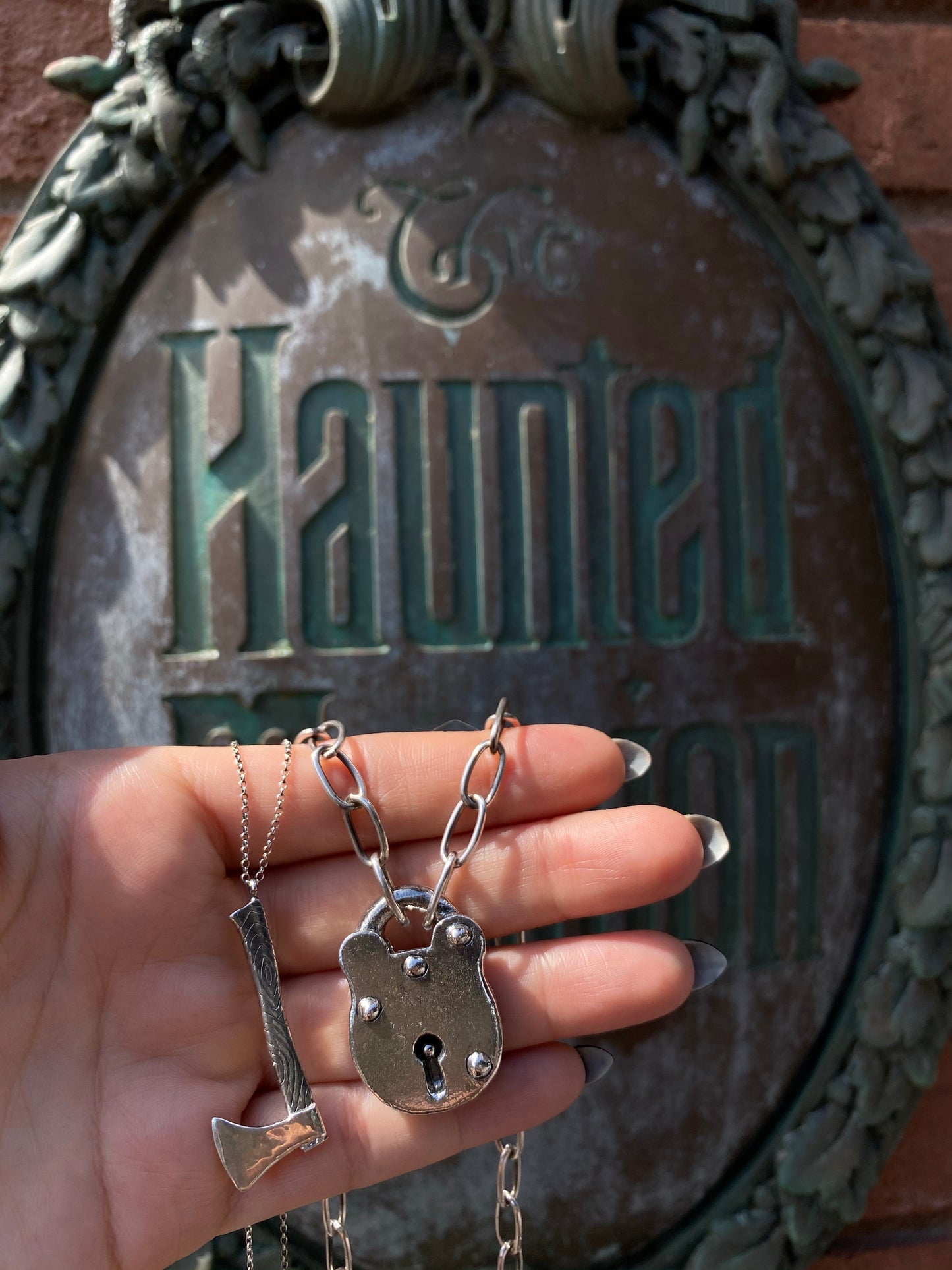 “I did.” Necklace