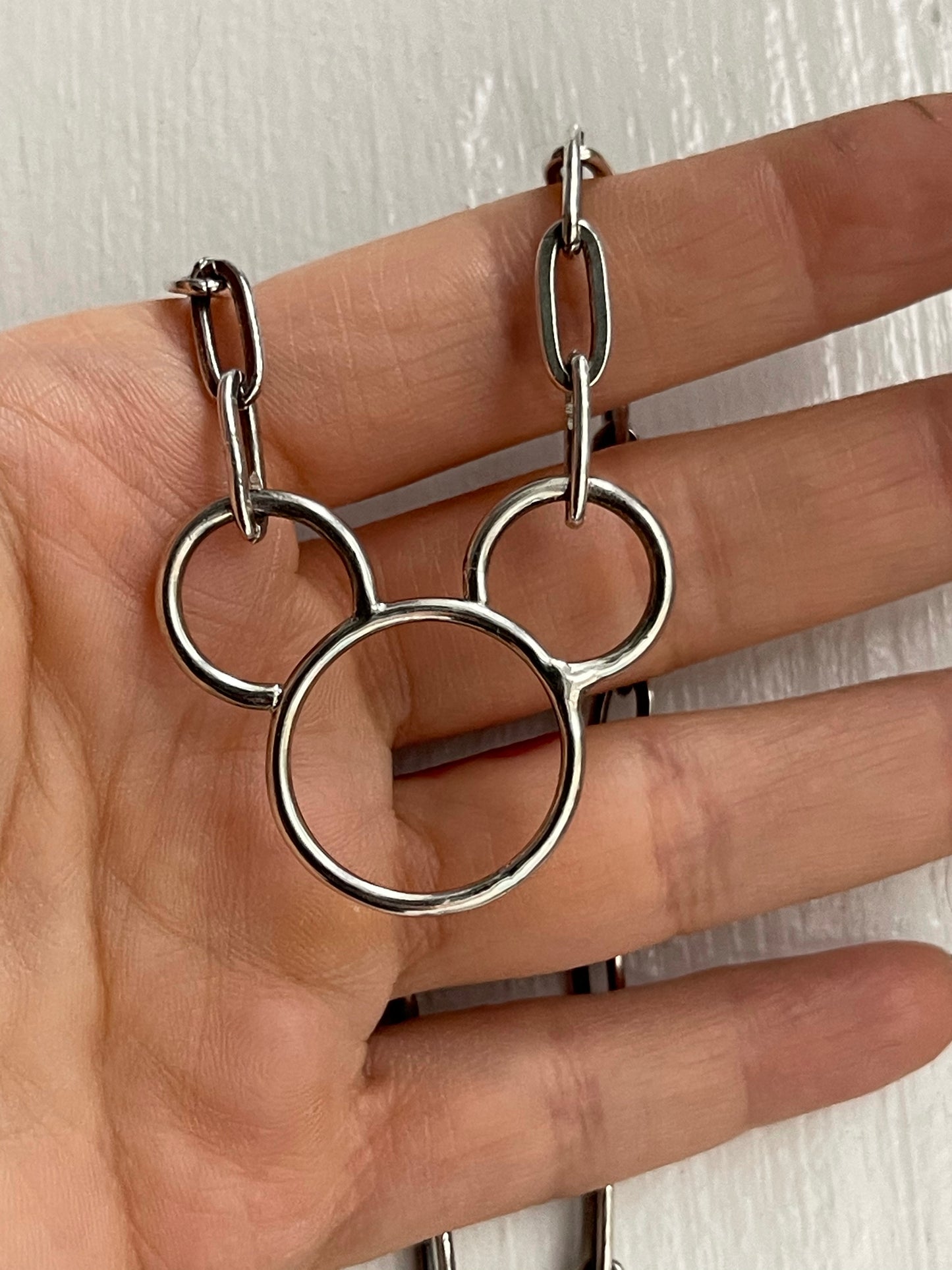 Chained Mouse Necklace
