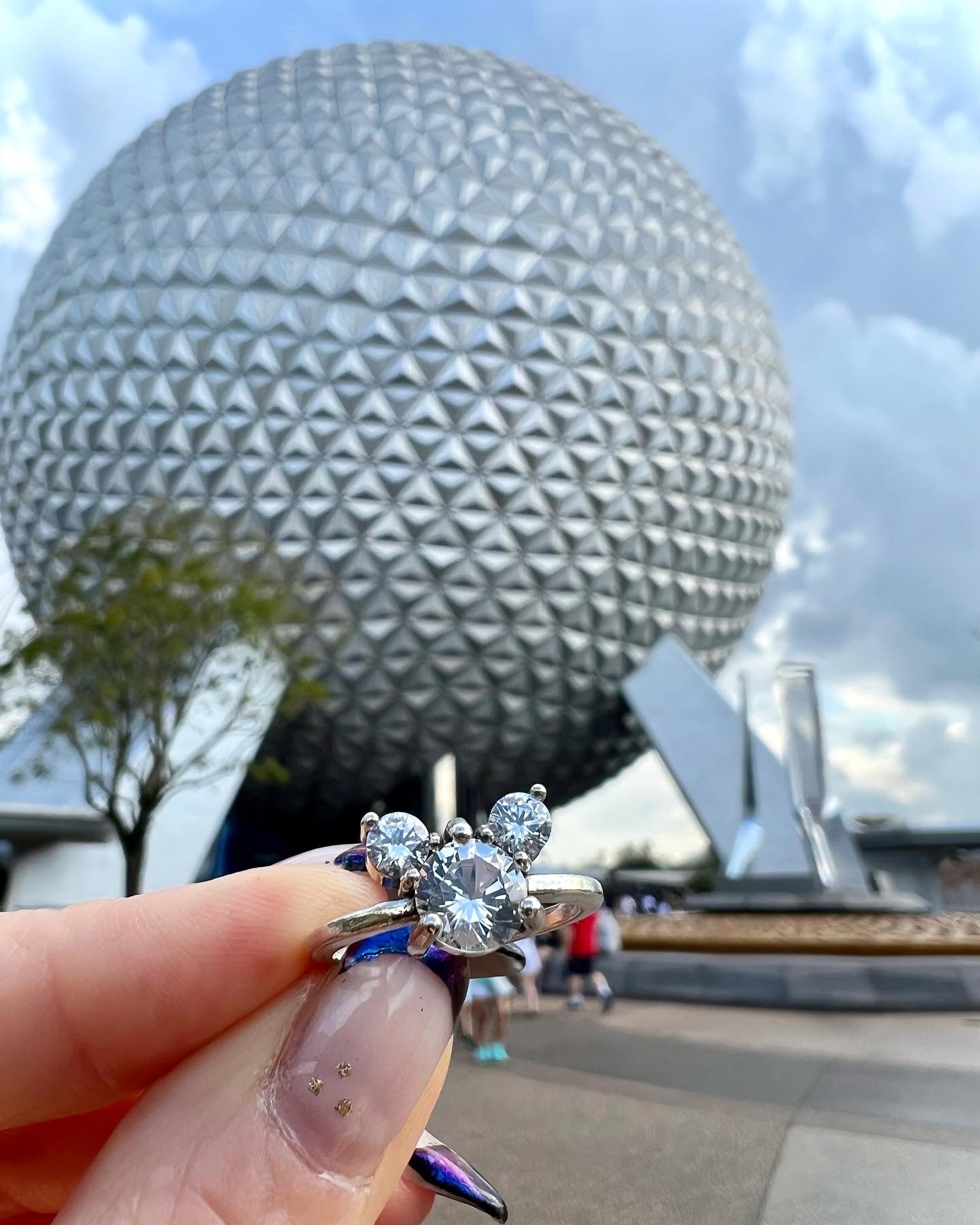 Mouse Gem Statement Ring