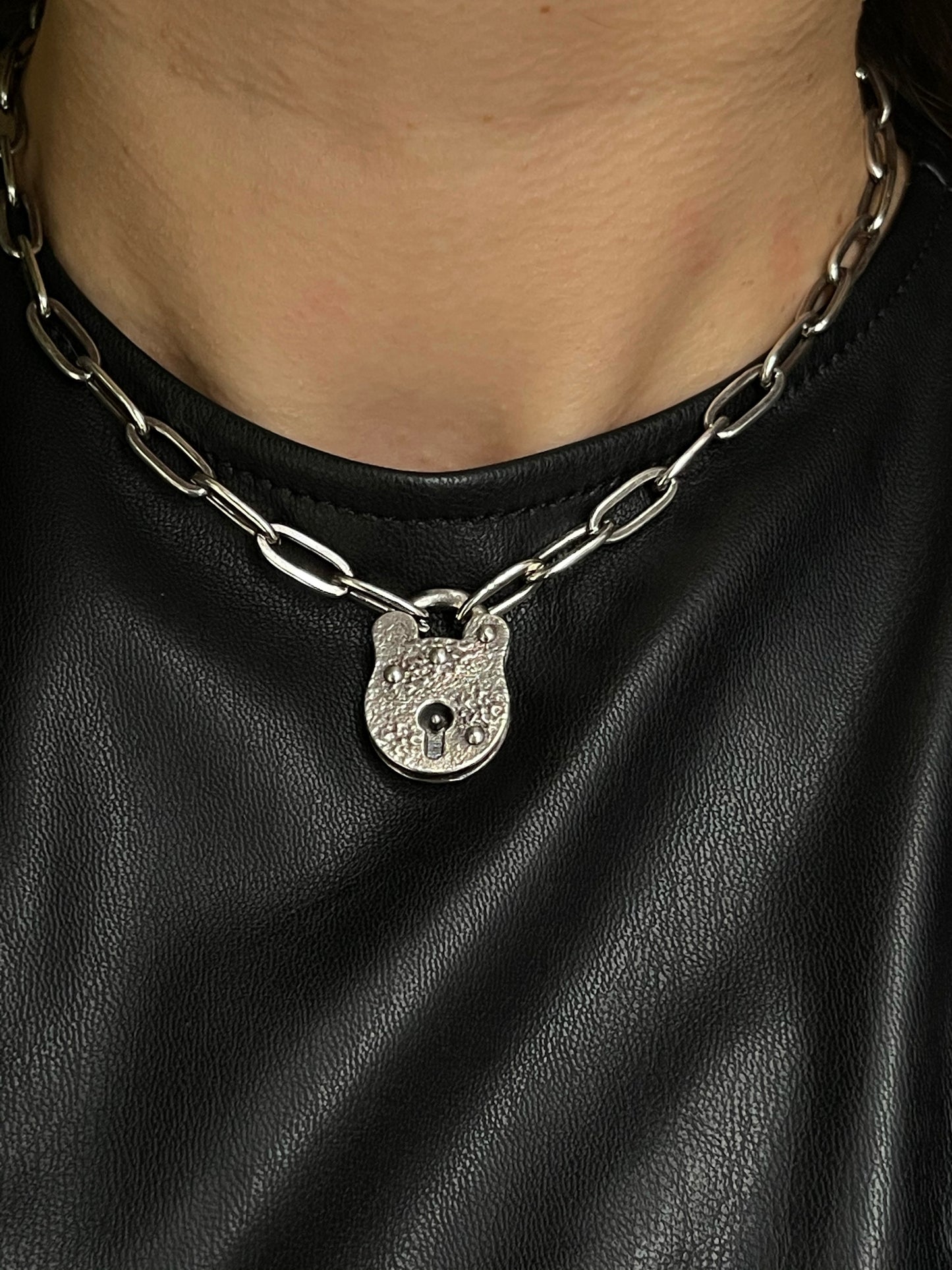 Small Padlock Necklace