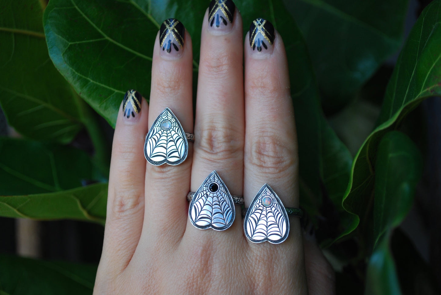 Webbed Planchette Ring