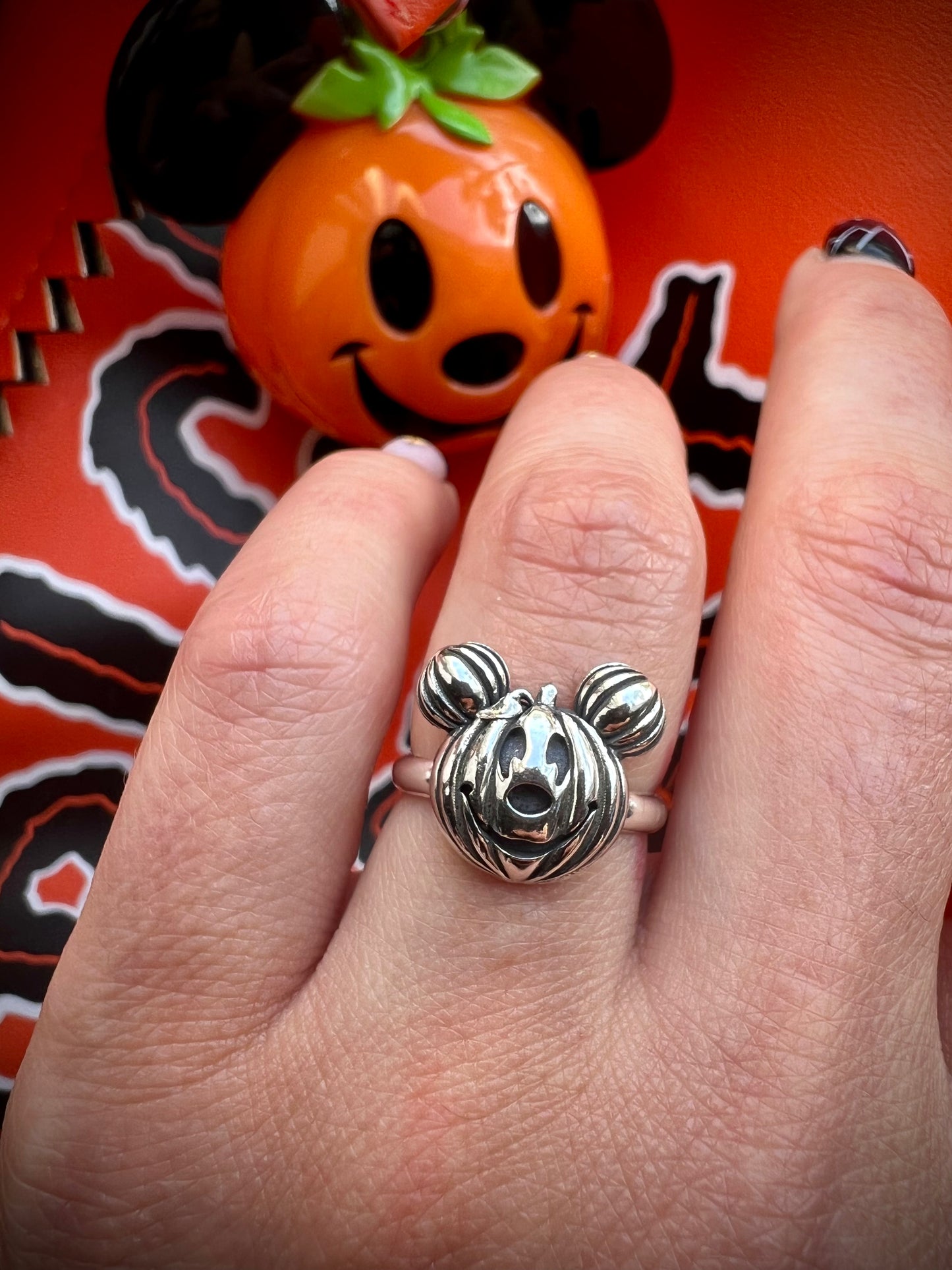 Medium Pumpkin Mouse Ring